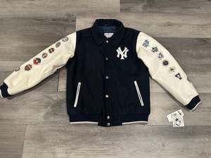 Vintage New York Yankees 26-Time World Series Champions Varsity Jacket Youth Siz
